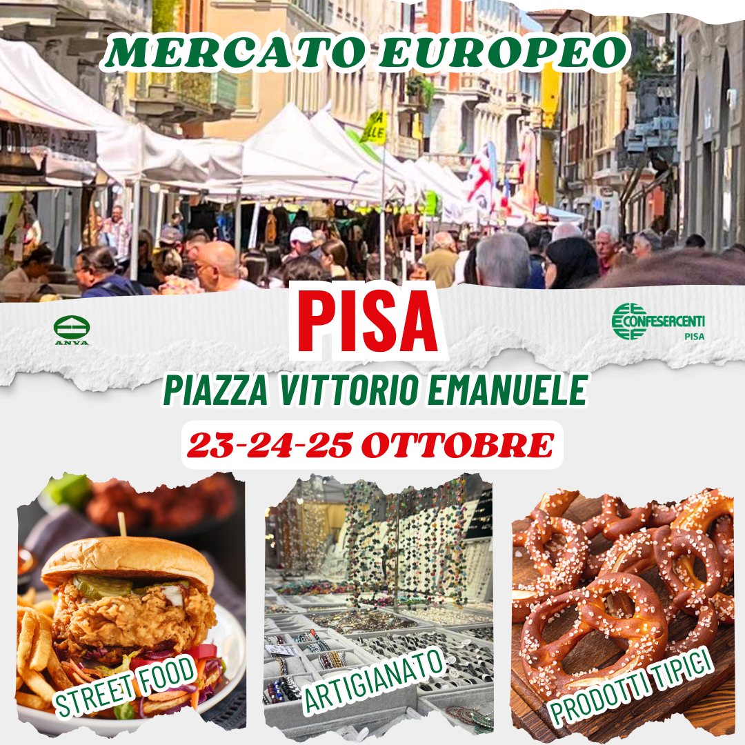 Mercato Europeo a Pisa