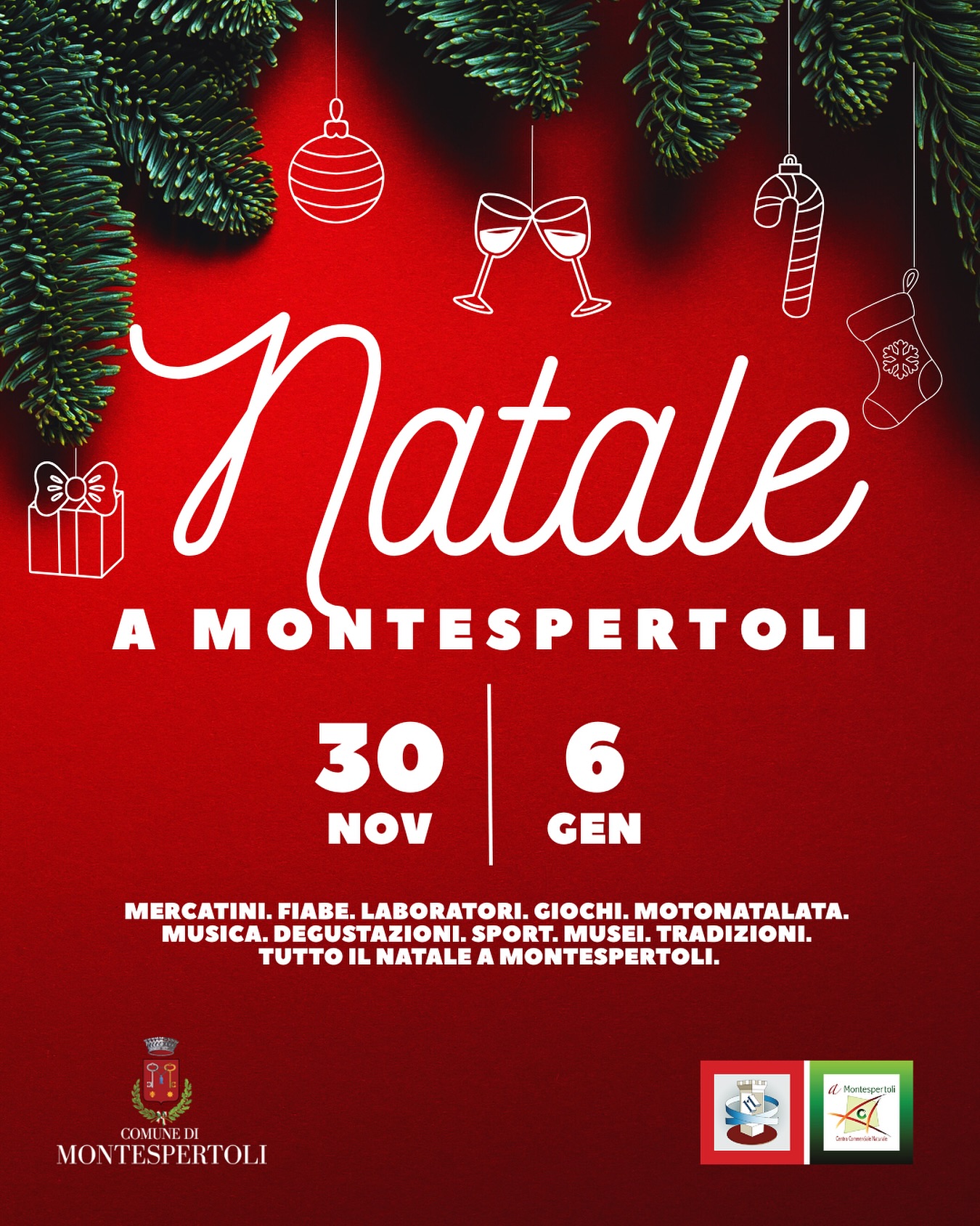 Locandina Monte Christmas a Montespertoli