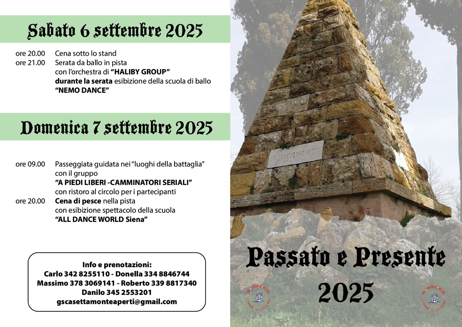 Locandina di Monteaperti – Passato e presente a Casetta (Castelnuovo Berardenga, SI)