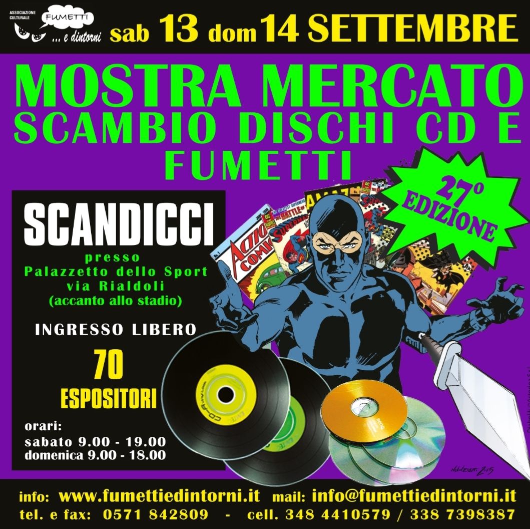 Mostra Mercato Scambio di Dischi, CD e Fumetti