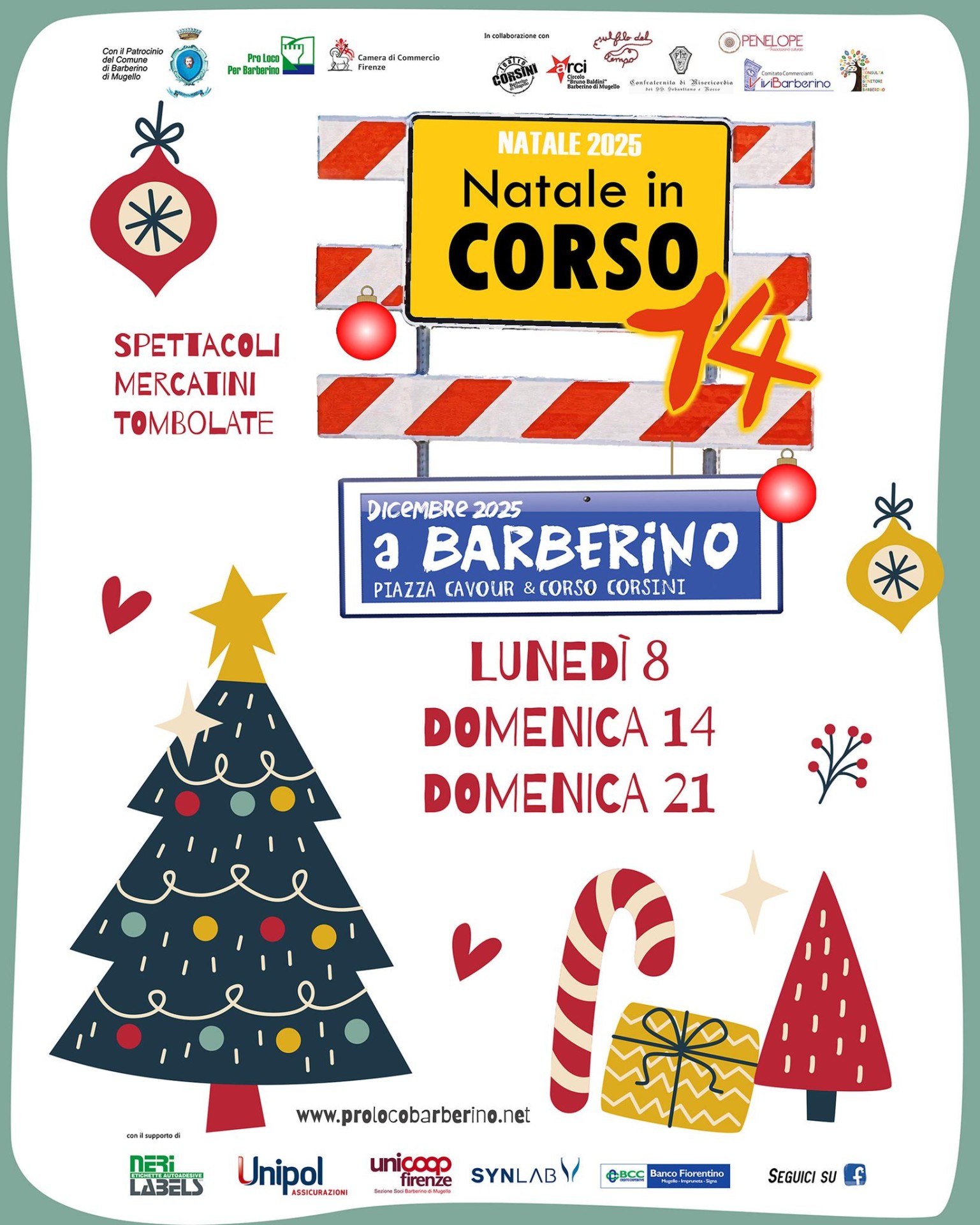 Locandina Natale in Corso Barberino