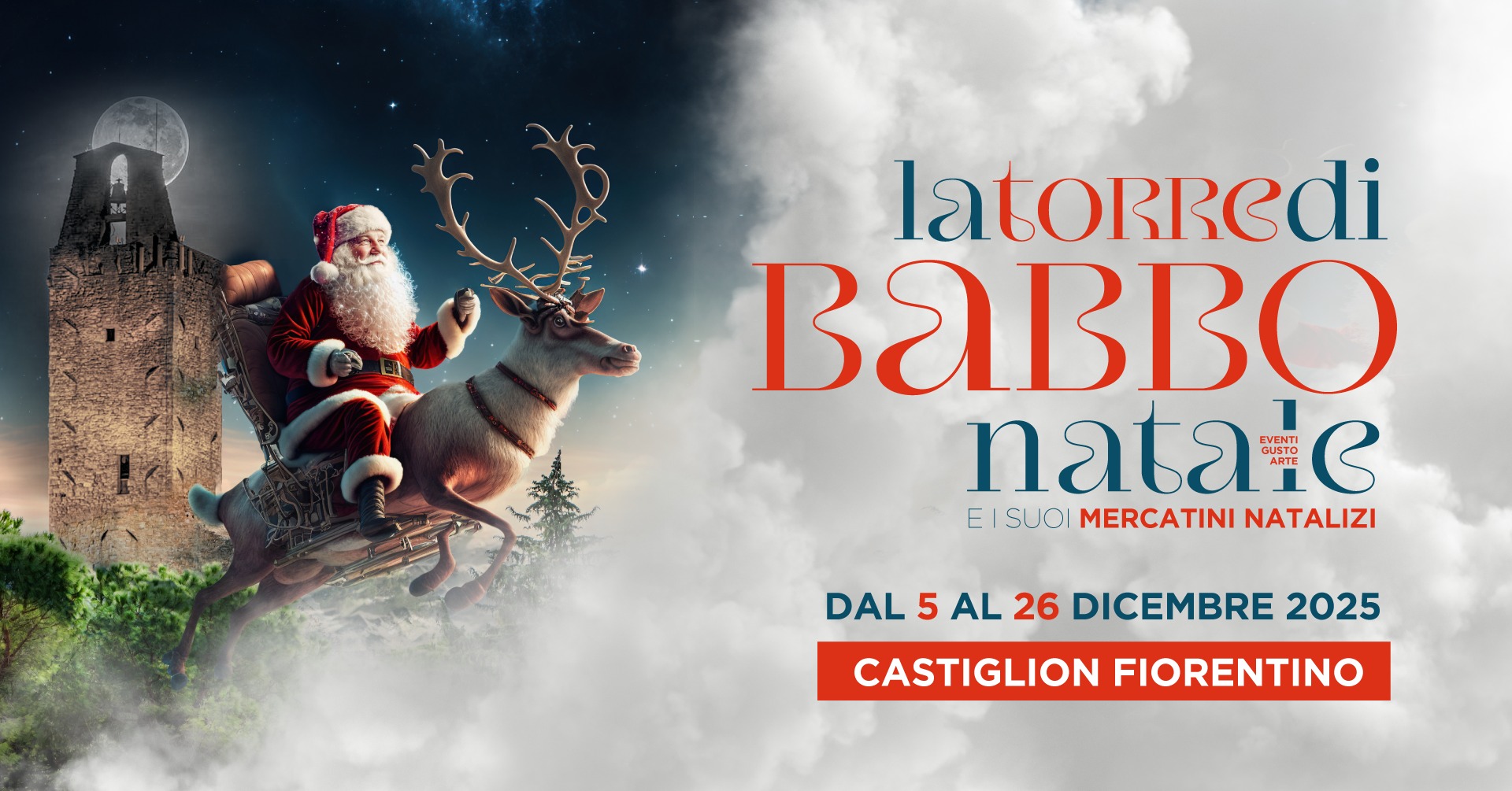 La Torre di Babbo Natale e i suoi Mercatini