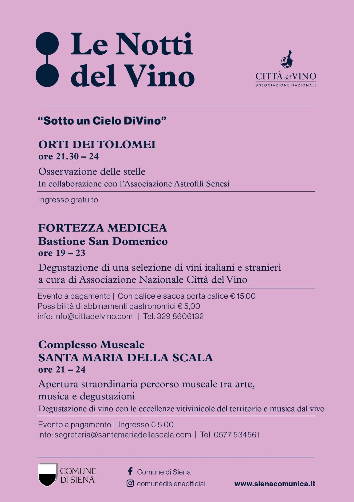 Le notti del Vino - Sotto un cielo DiVino 