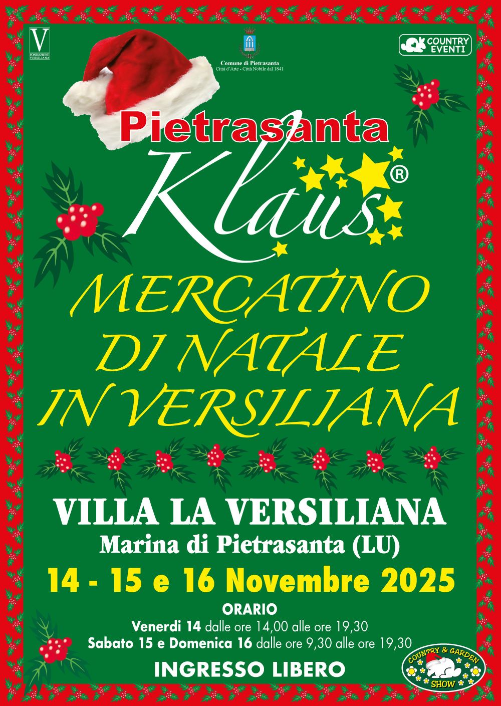 PietrasantaKlaus – Mercatino di Natale in Versiliana