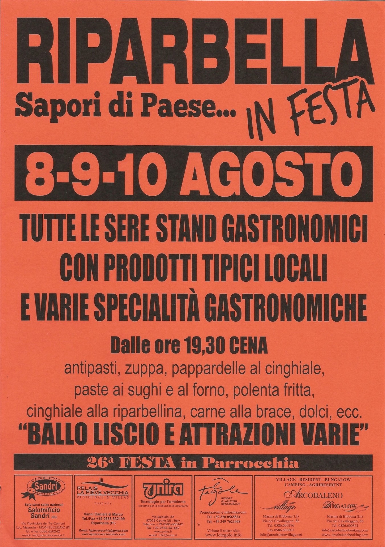 Riparbella in Festa – Sapori di Paese
