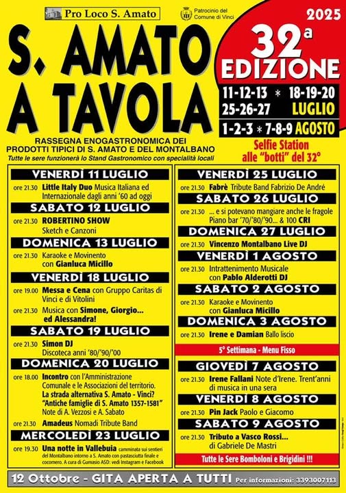 Sant'Amato a Tavola
