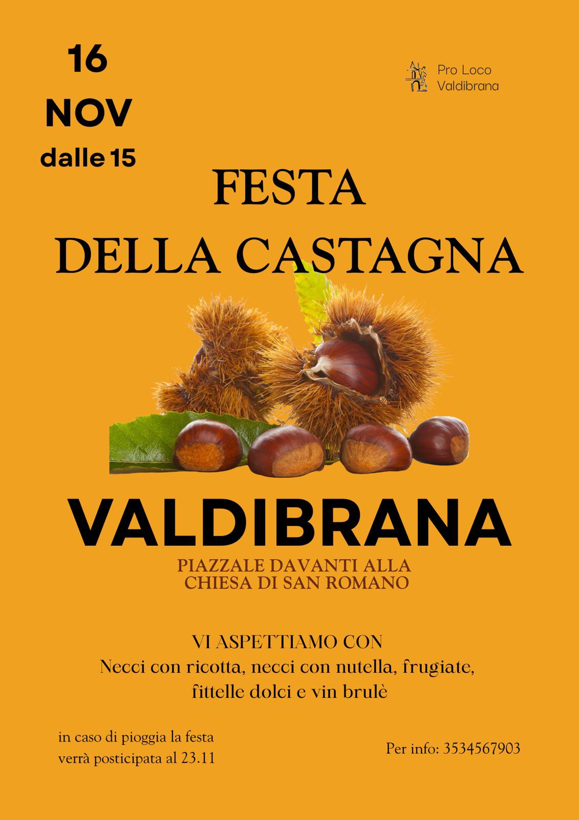 Sagra della Castagna a Valdibrana