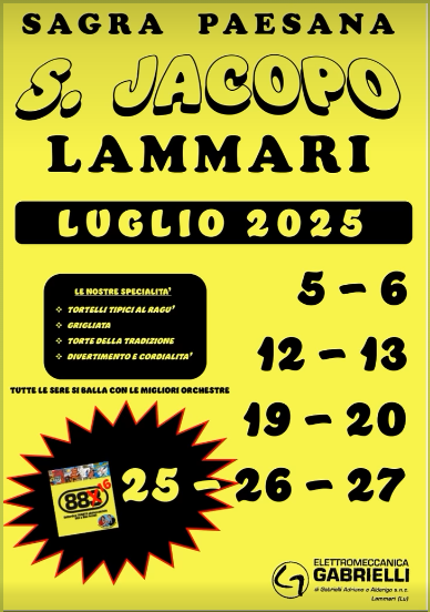 Sagra Paesana San Jacopo