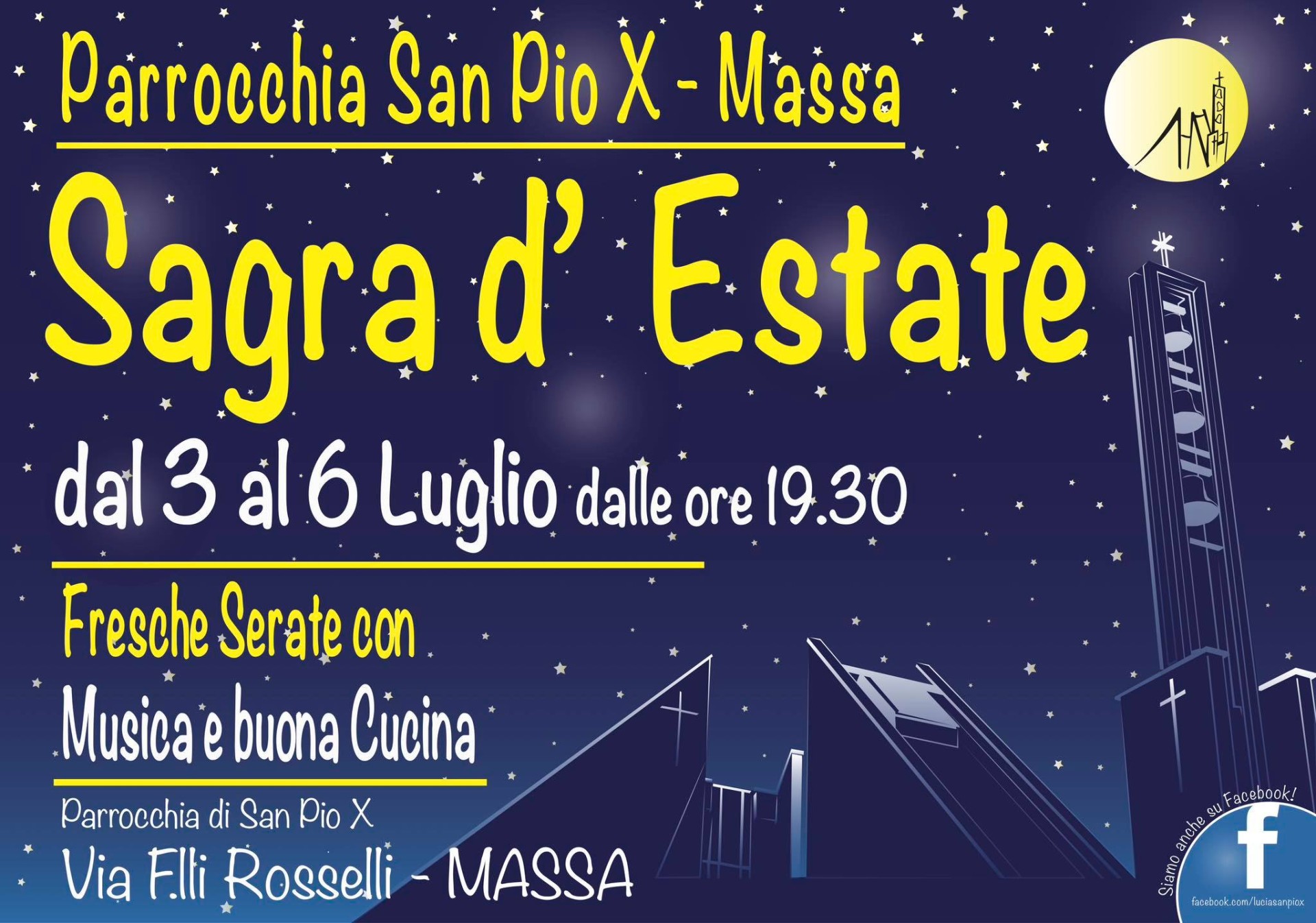 Locandina di Sagra d’estate a Massa