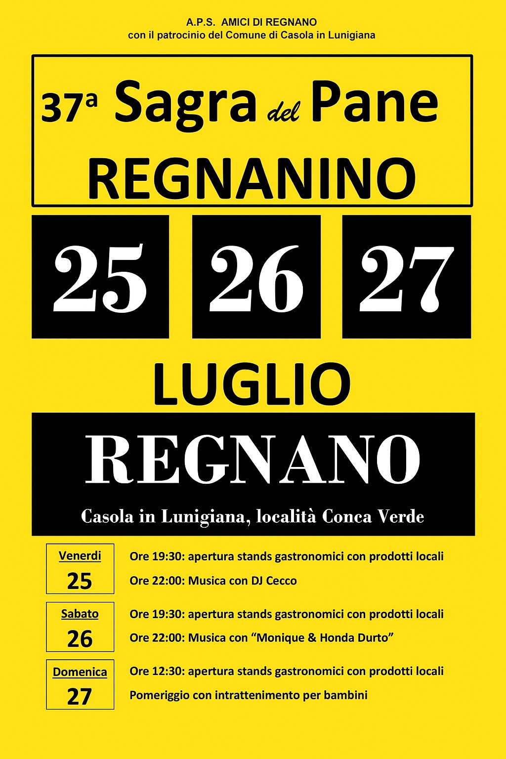 Sagra del Pane Regnanino