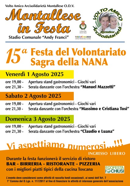 Festa del Volontariato e Sagra della Nana