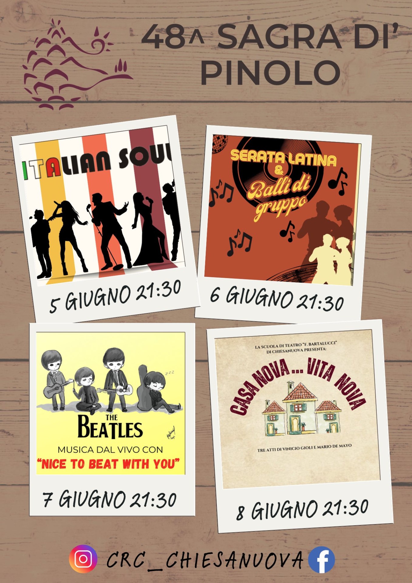 Locandina della Sagra di’ pinolo