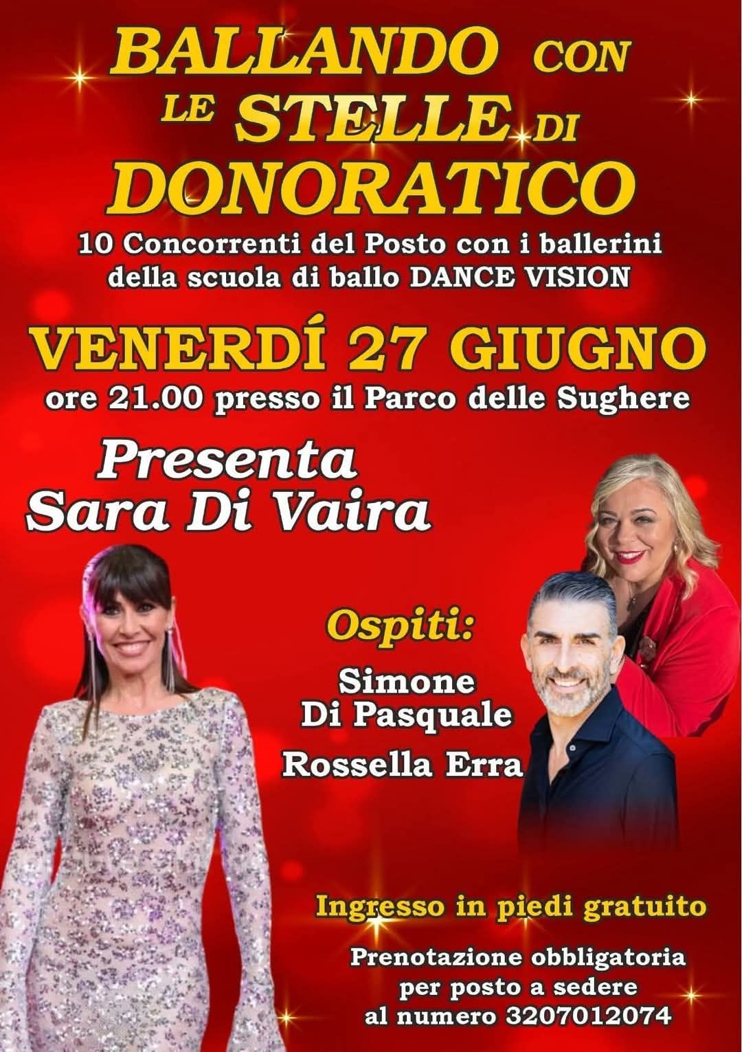 Ballando con le Stelle alla Sagra dei Sapori toscani a Donoratico