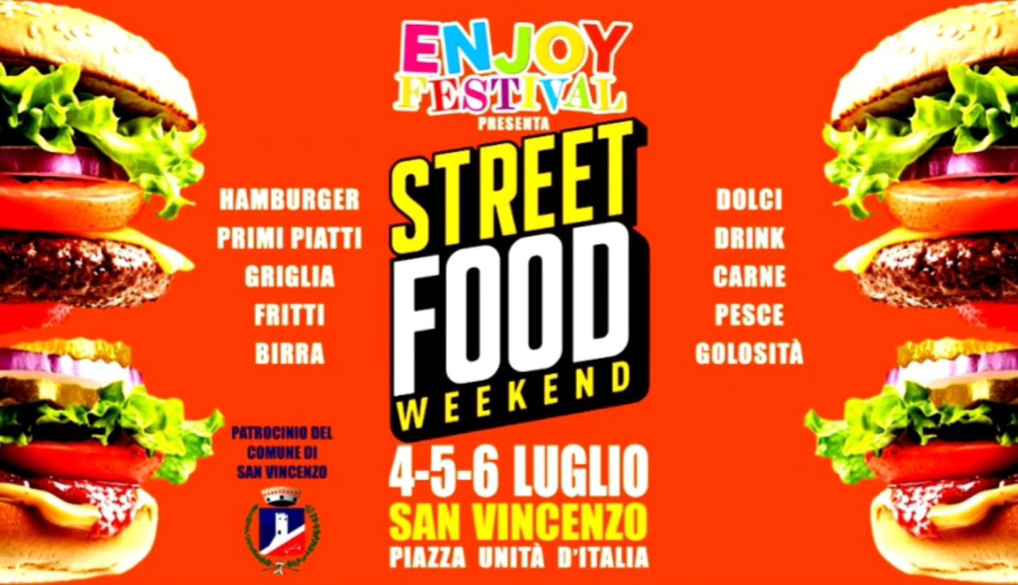 Locandina Street Food Weekend a san vincenzo