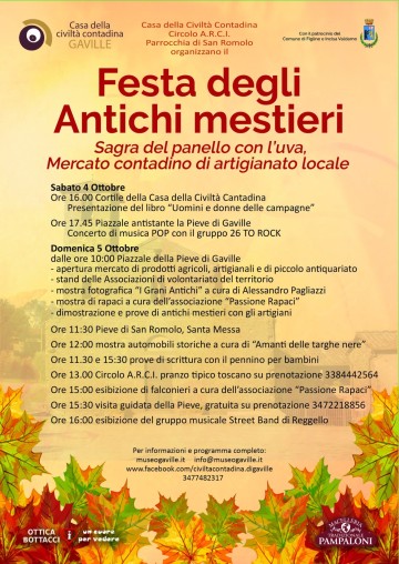 Festa degli Antichi Mestieri e Sagra del Panello con l'Uva
