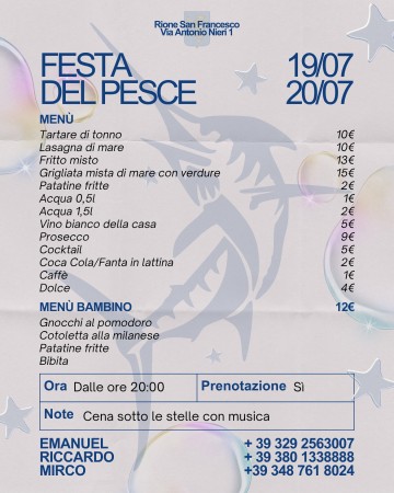 Il Pesce fa Festa - Festa del pesce fritto 