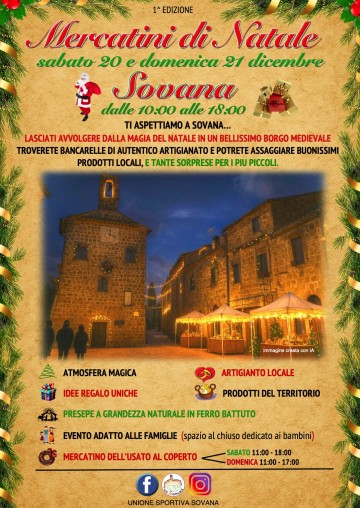 Mercatini di Natale a Sovana
