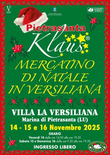 PietrasantaKlaus – Mercatino di Natale in Versiliana