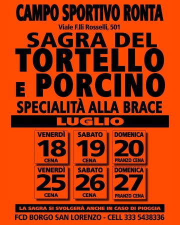 Sagra del Tortello e Porcino a Ronta