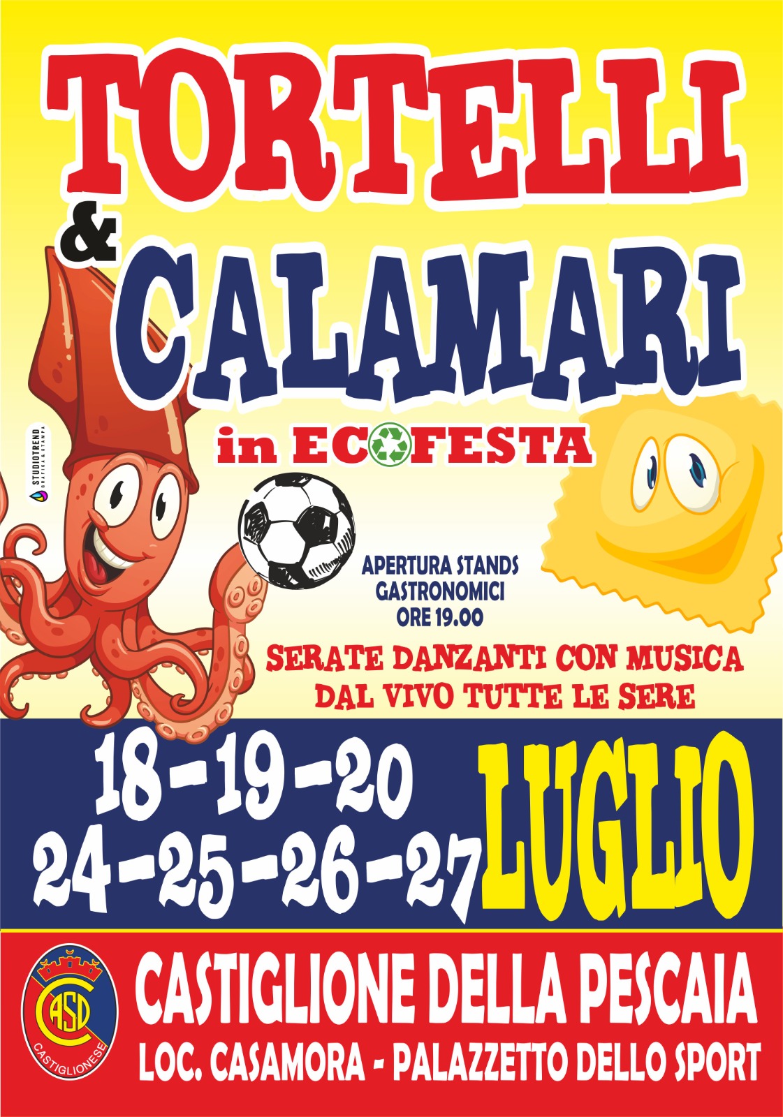 Tortelli & Calamari in Ecofesta