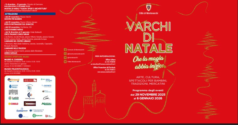 Locandina Varchi di Natale a Montevarchi
