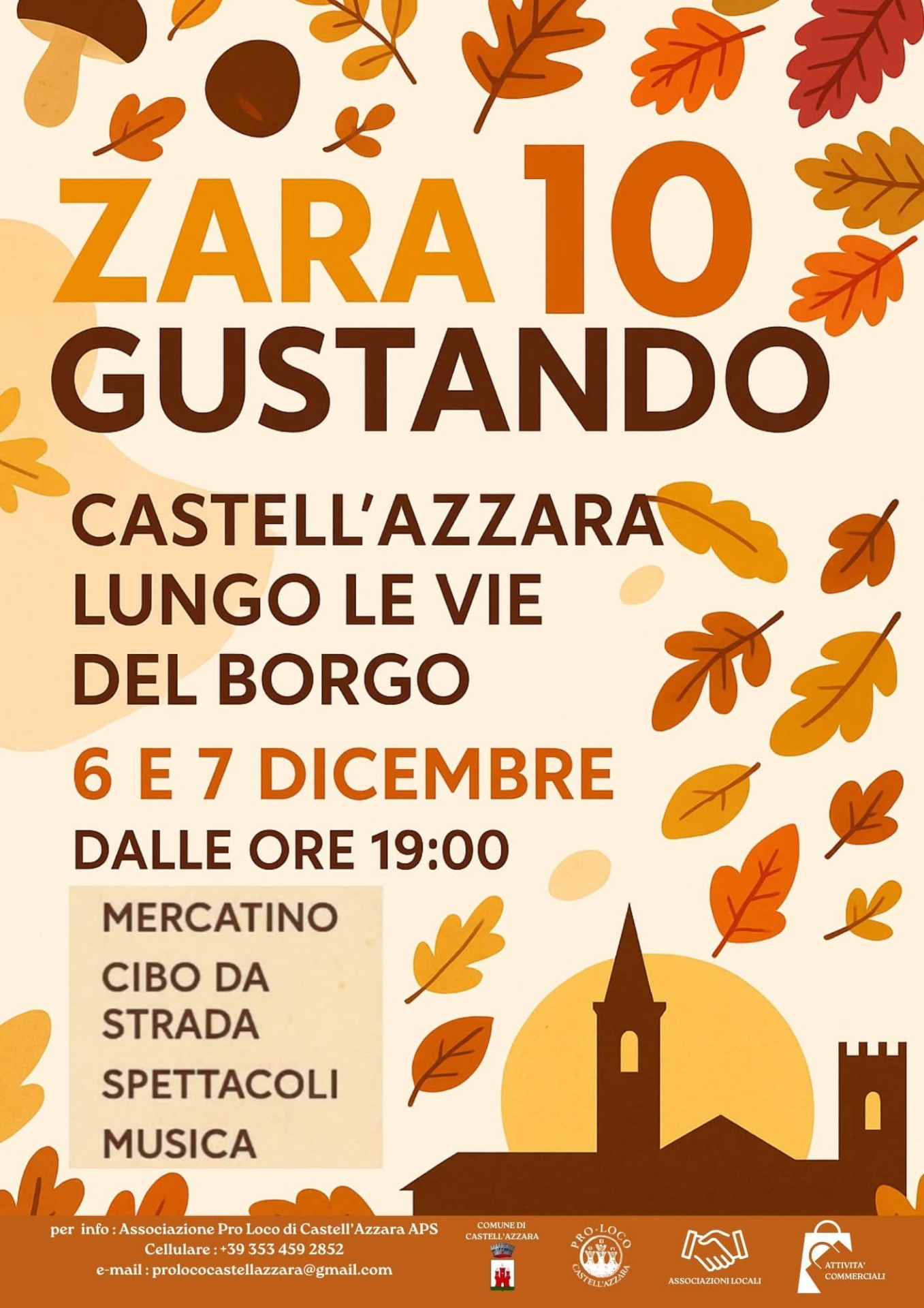 Locandina Zaragustando a Castell’Azzara (GR)