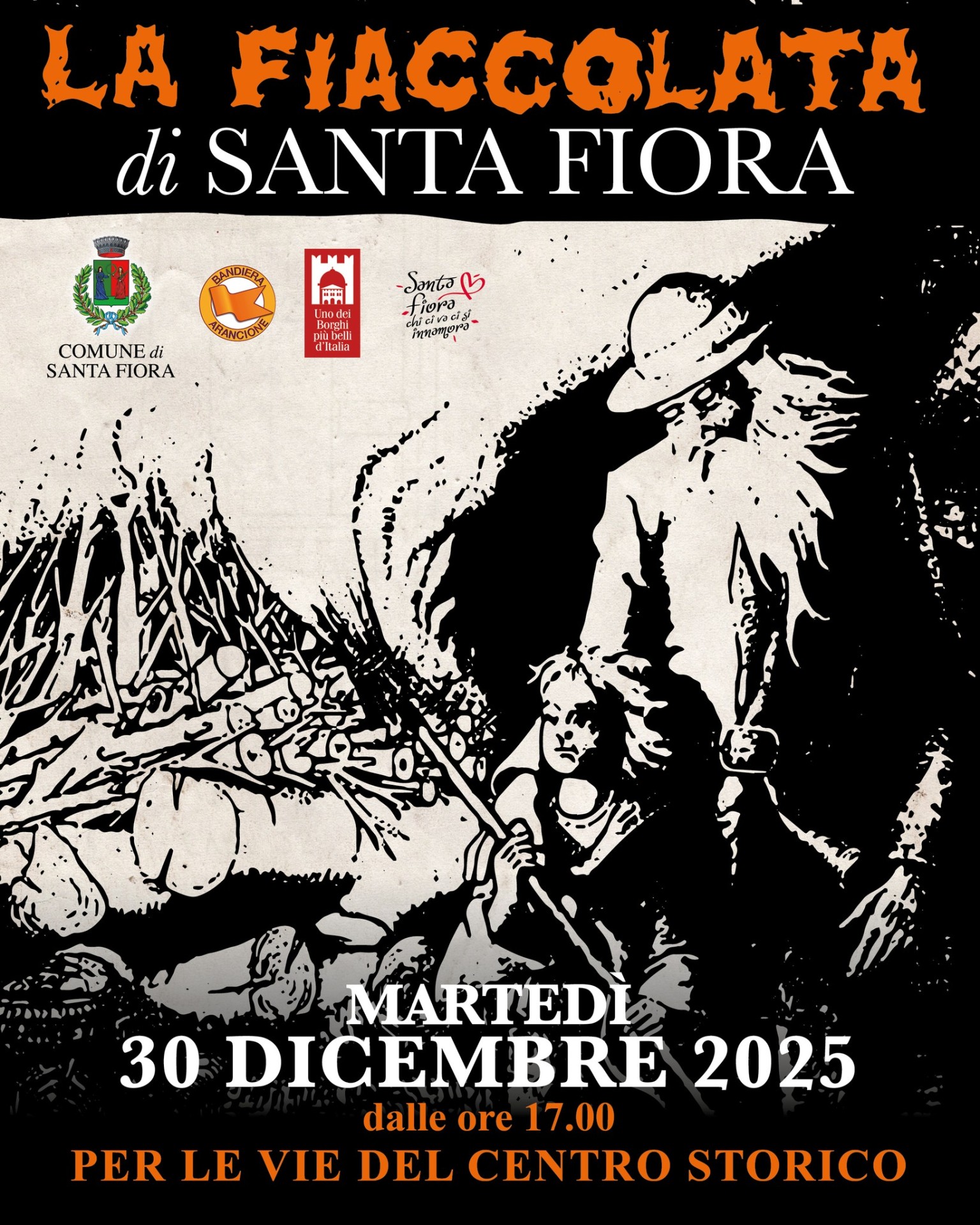La Fiaccolata a Santa Fiora