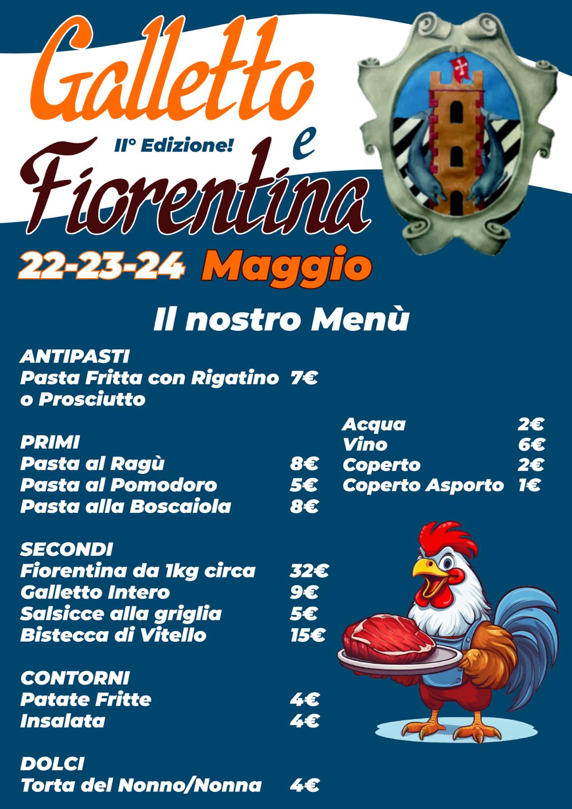Il menù della sagra