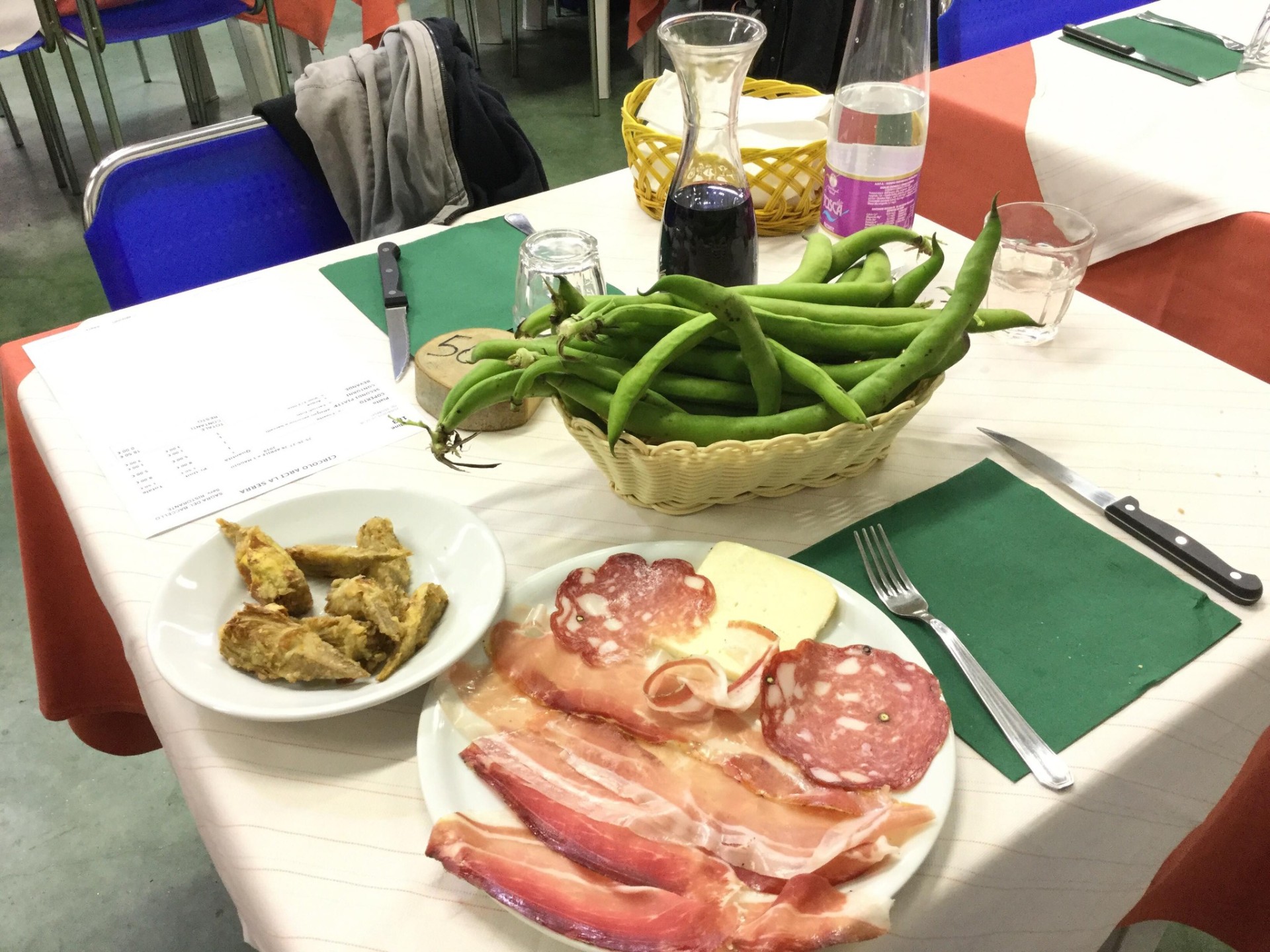 Sagra del Baccello con Carciofi fritti sanminiatesi a La Serra