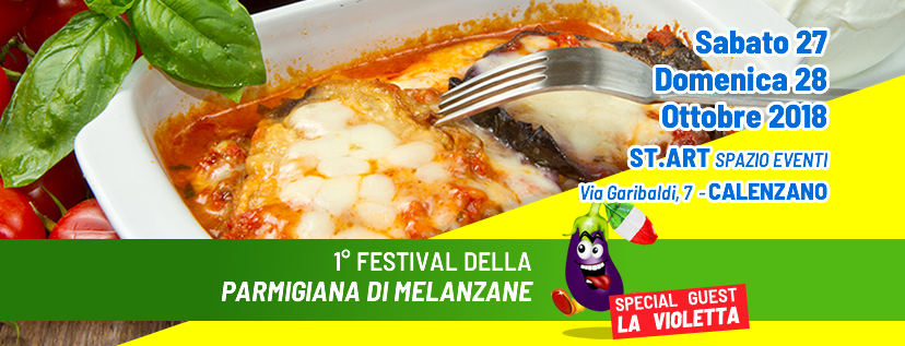 Locandina del Festival della Parmigiana con le Melanzane di Calenzano