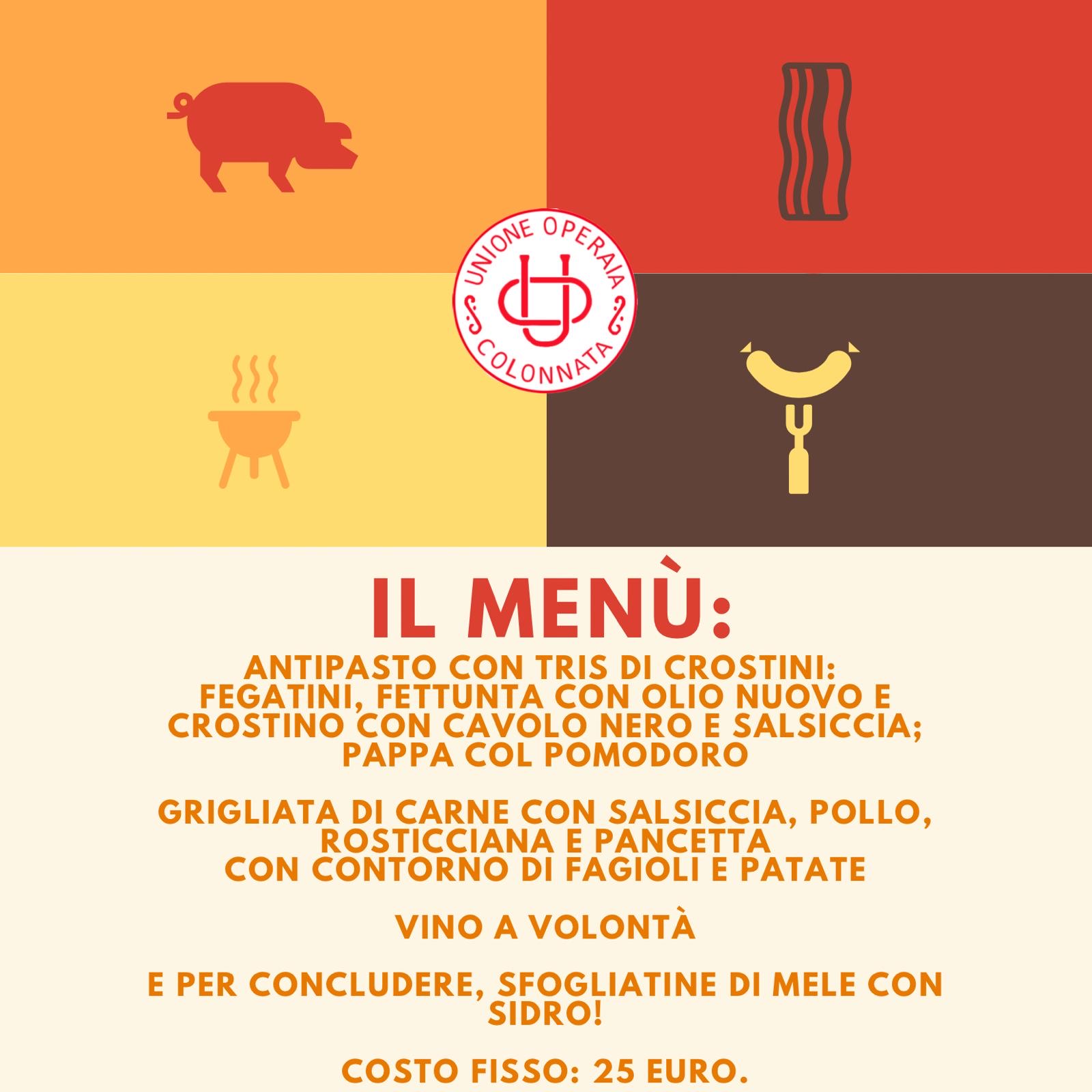 Menu La Sbraciata di Franco
