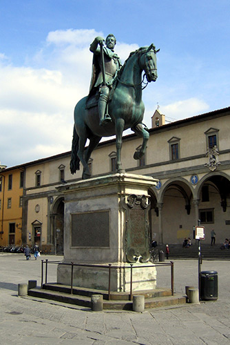 Statua Equestre di Piazza Santissima Annunziata a Firenze