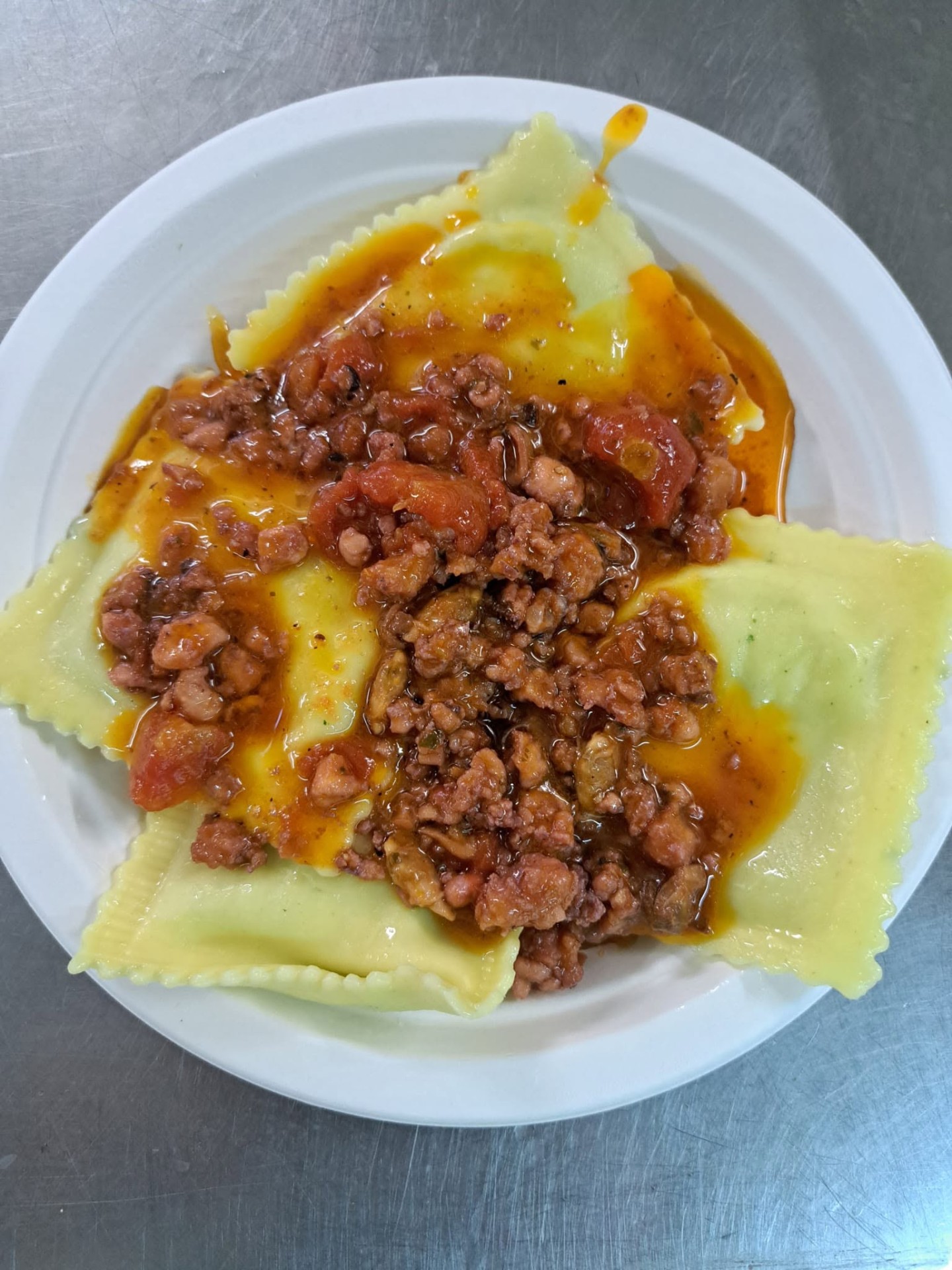 Tortelli e Calamari in Ecofesta