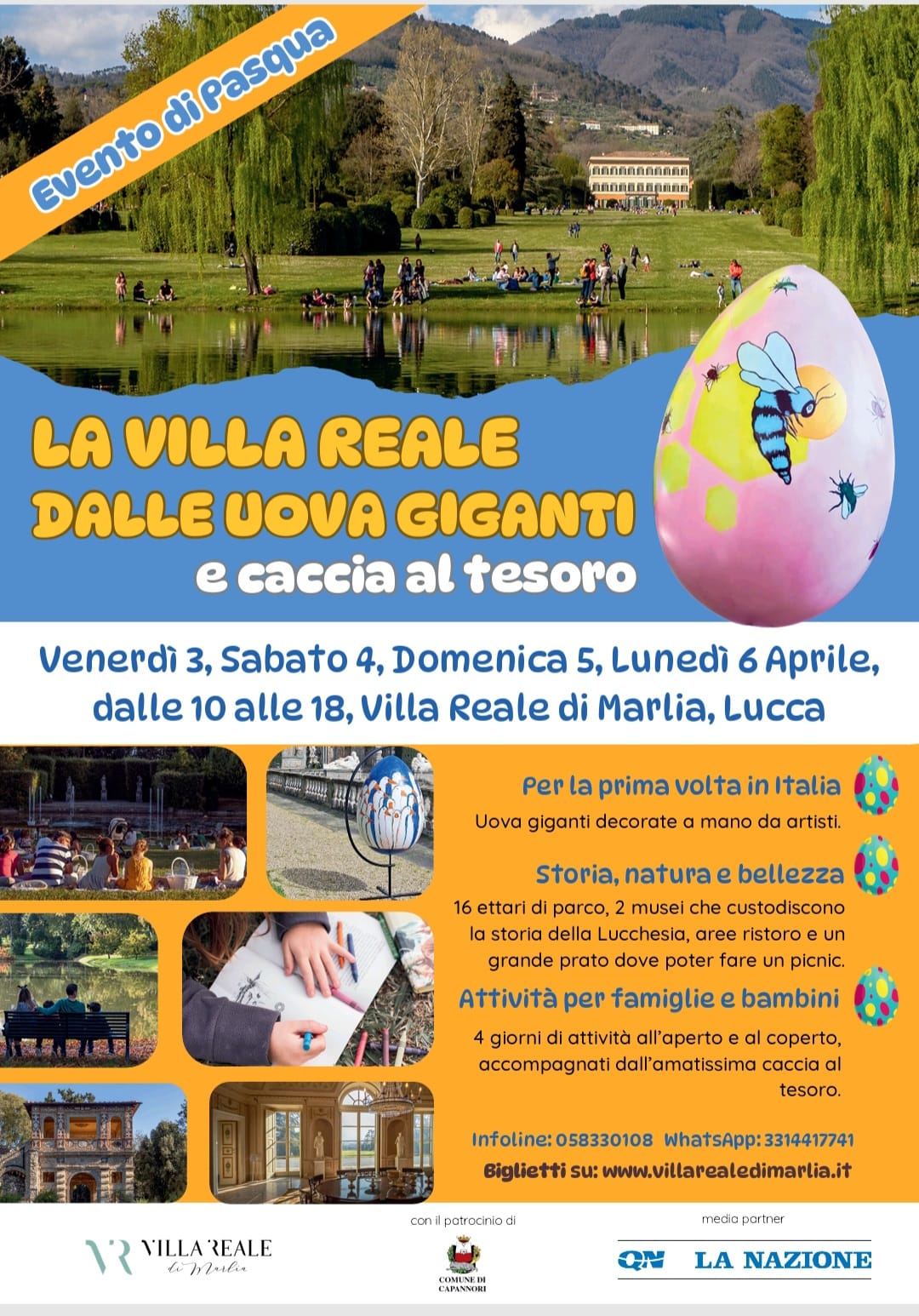 La Villa Reale dalle Uova Giganti