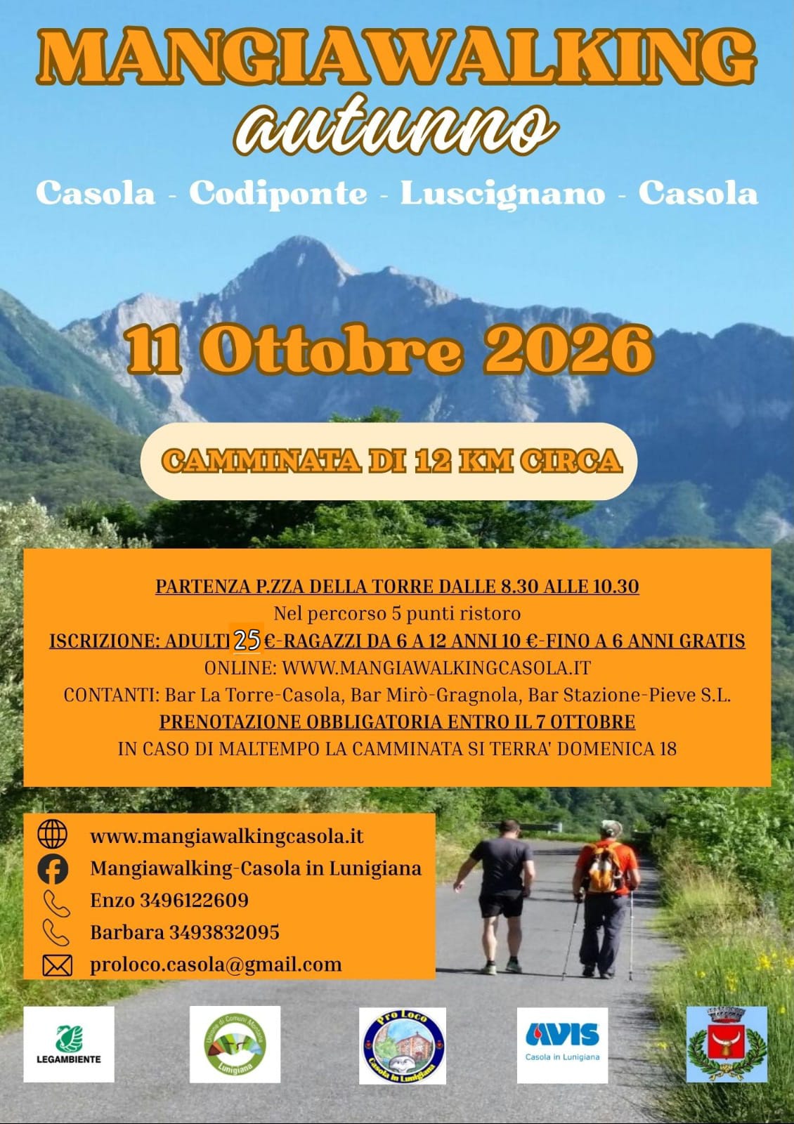 Mangiawalking d'Autunno