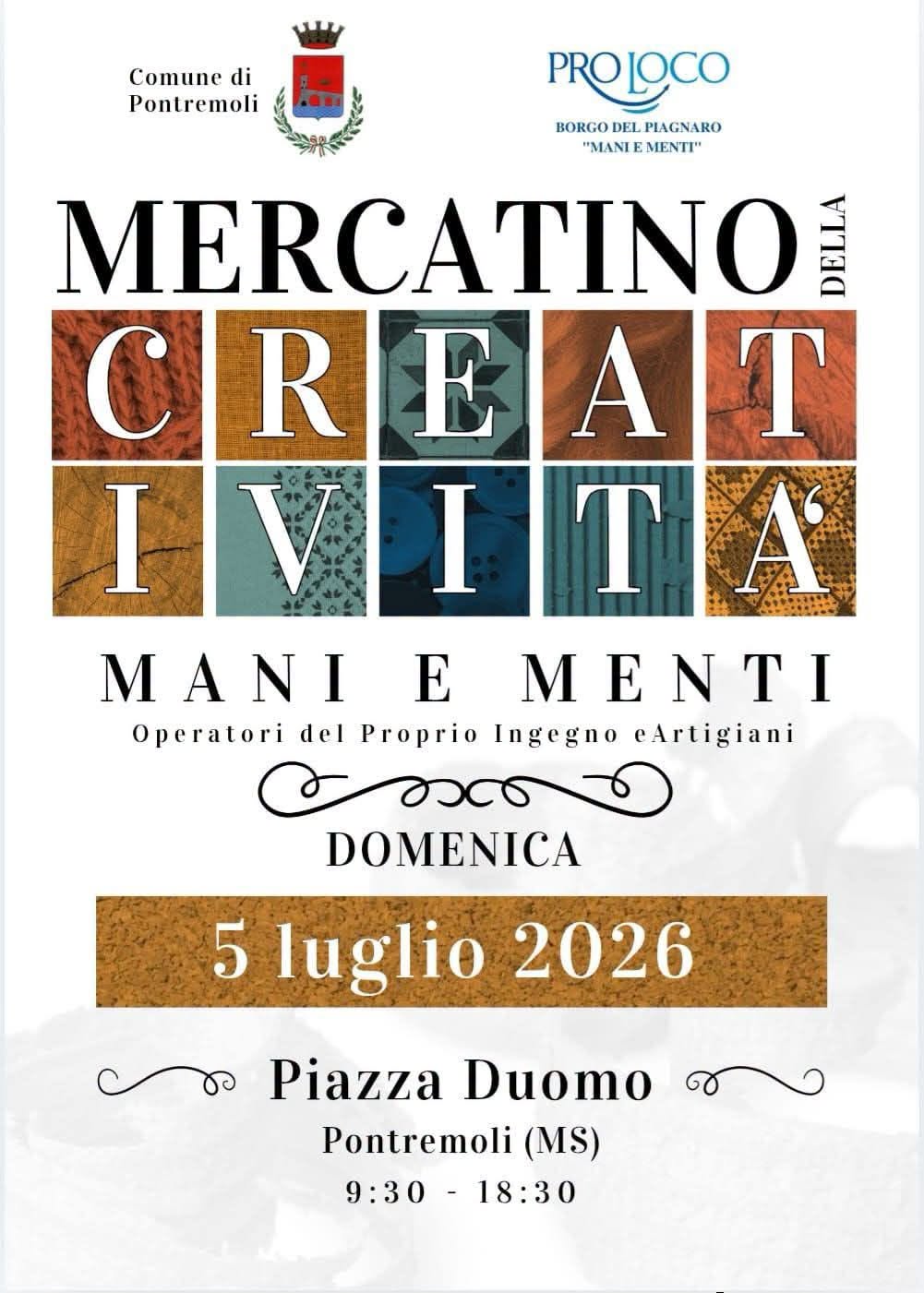 Mercatino della Creatività - Mani e Menti