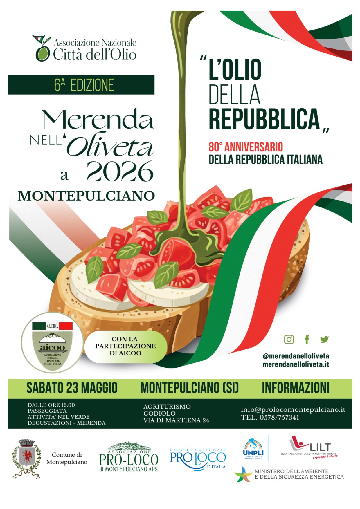Merenda nell'Oliveta a Montepulciano