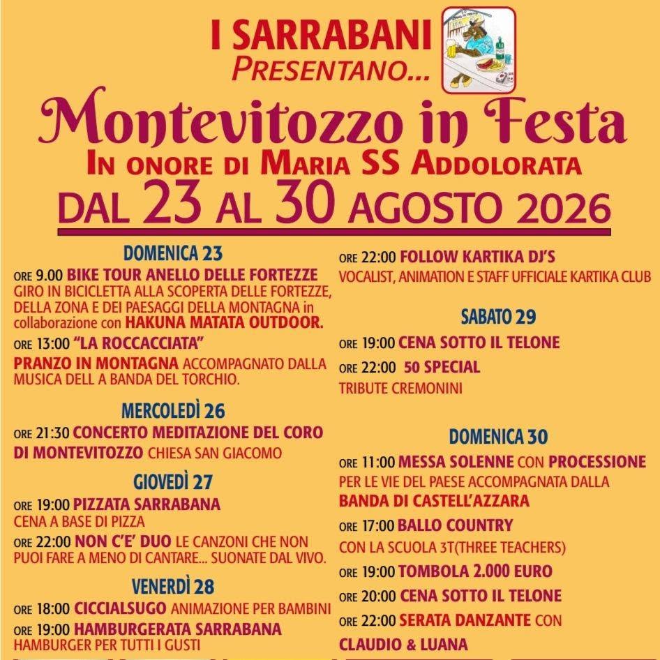Montevitozzo in Festa
