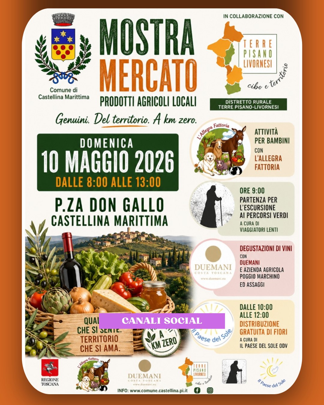 Mostra mercato di prodotti agricoli locali