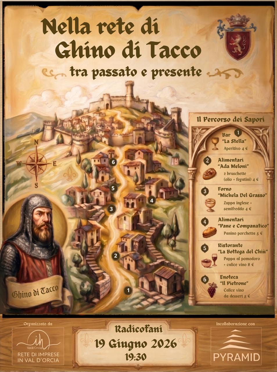 Nella rete di Ghino di Tacco – Tra presente e passato