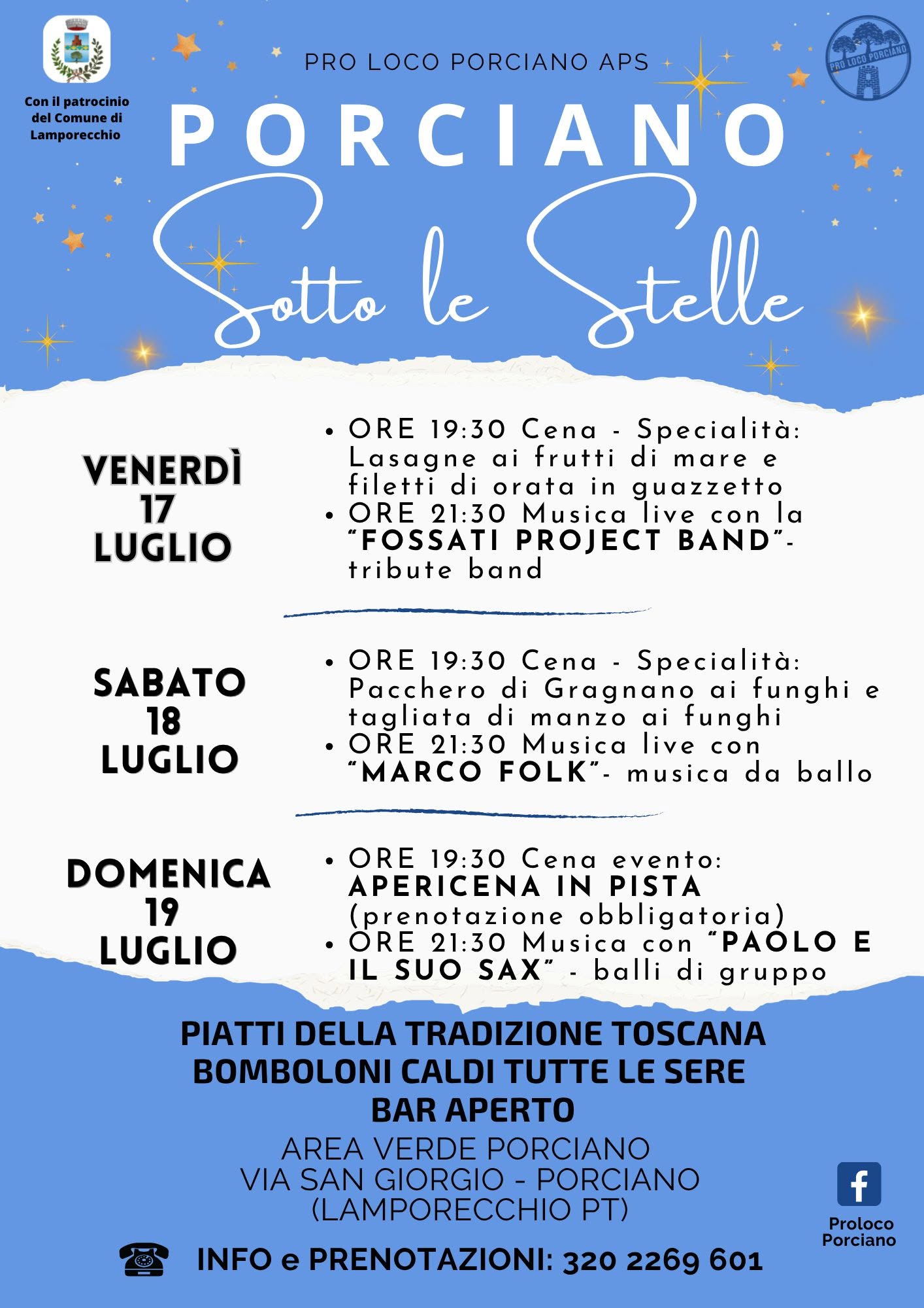 Porciano sotto le stelle