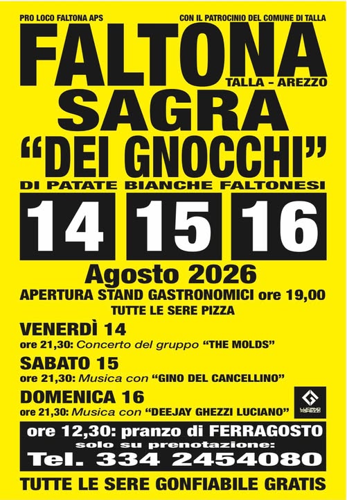 Sagra dei Gnocchi con Patata Bianca di Faltona