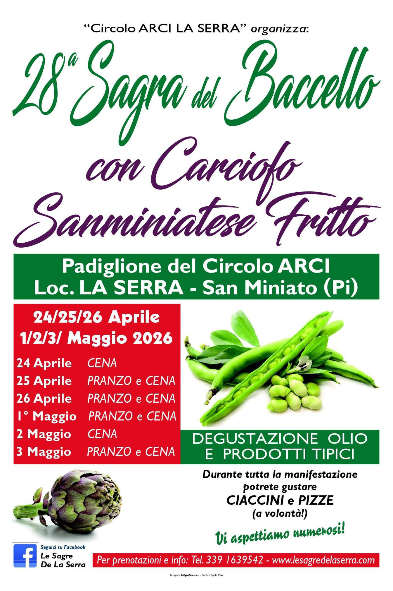 Sagra del Baccello con Carciofi fritti sanminiatesi