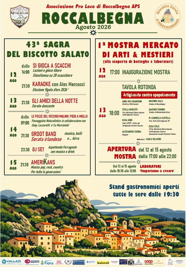 Sagra del Biscotto Salato e Prima Mostra Mercato delle Arti e dei Mestieri
