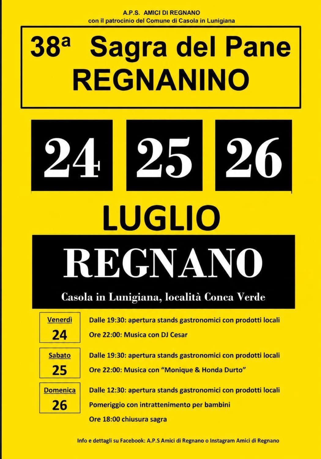 Sagra del Pane Regnanino