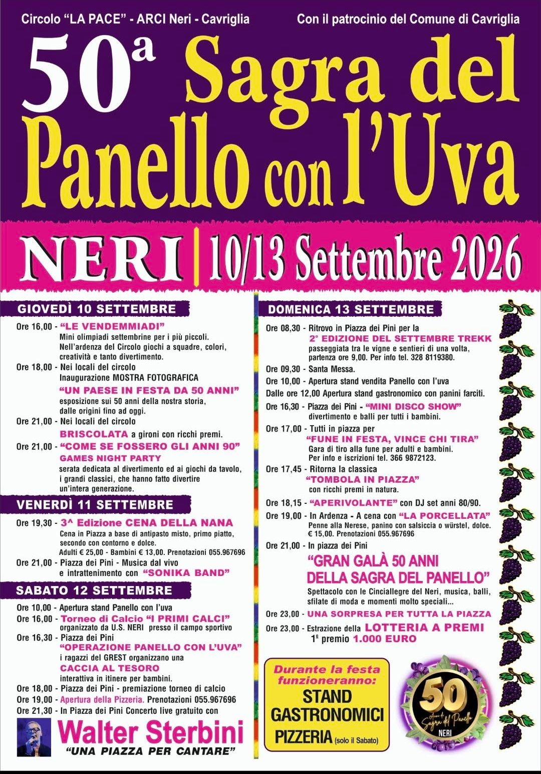 Sagra del Panello con l'Uva