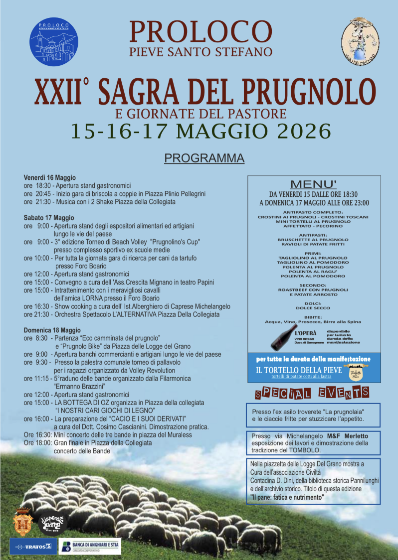 Sagra del Prugnolo e Giornate del Pastore