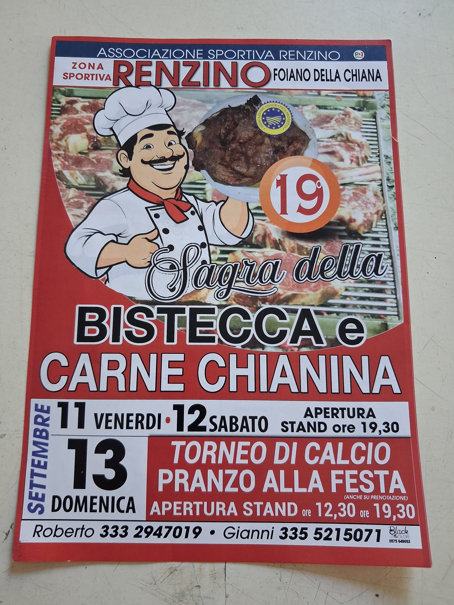 Sagra della Bistecca e Carne Chianina
