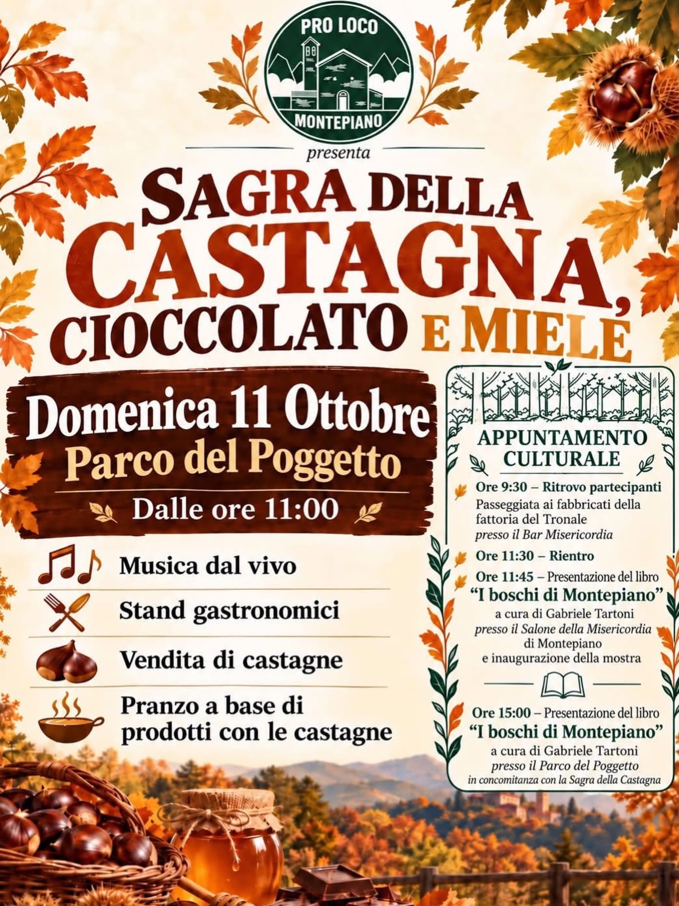 Sagra della Castagna, Cioccolato e Miele