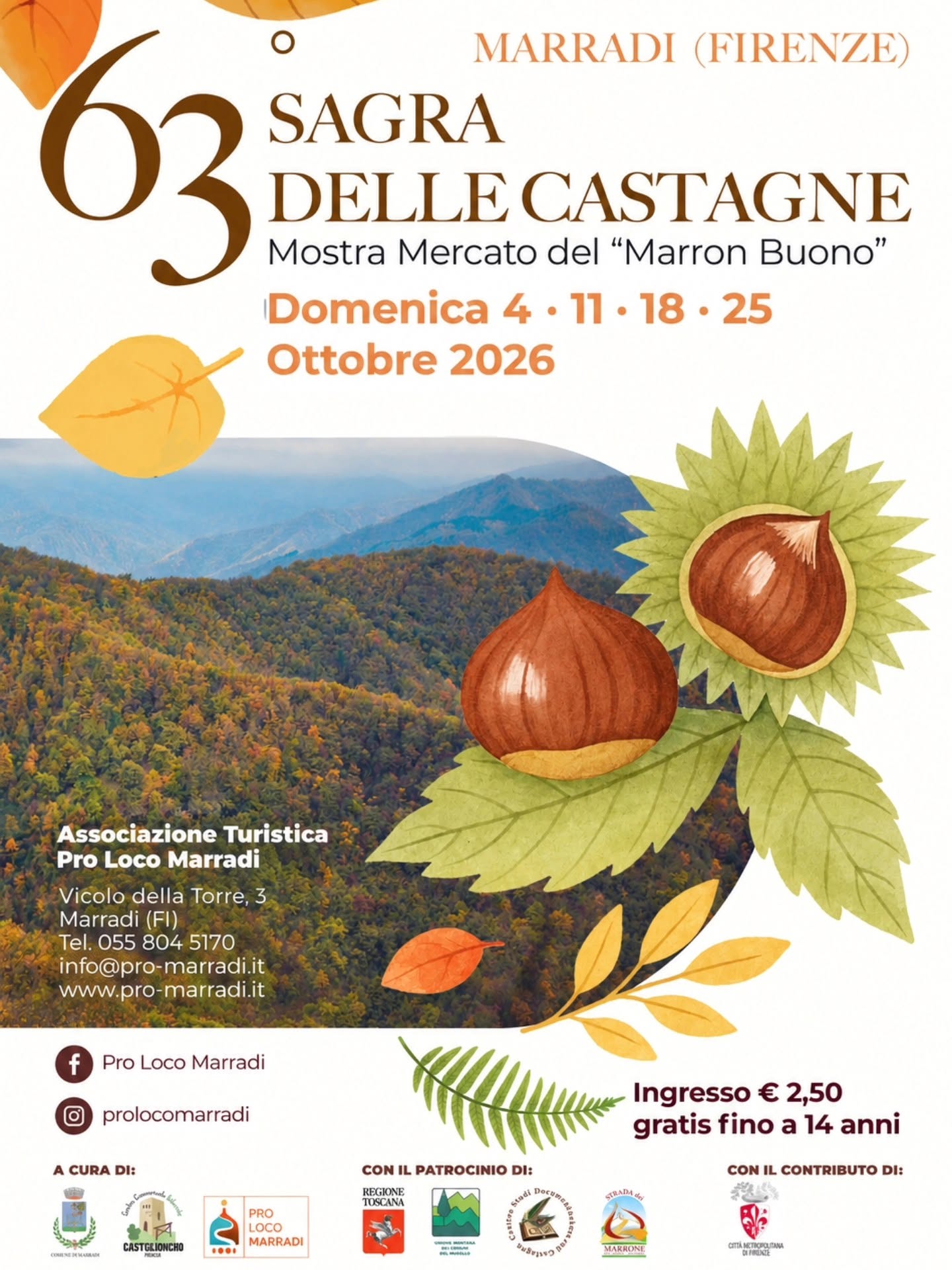 Sagra delle Castagne – Mostra Mercato del Marron buono